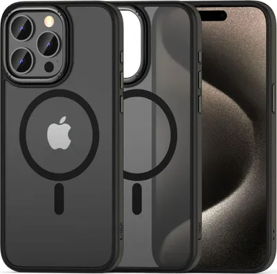 Produktbild von Tech-Protect Magmat 2 Magsafe Iphone 15 Pro Max Mattschwarz