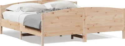 Produktbild von vidaXL Massivholzbett ohne Matratze 180x200 Kiefernholz