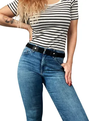 Produktbild von FRONHOFER Stretchgürtel zum Einziehen in die Jeans ohne Schnalle
