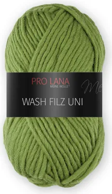 Produktbild von Pro Lana Wash Filz Uni 50g (170) grün