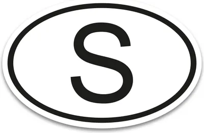 Produktbild von S Aufkleber Länderkennzeichen Schweden 17,5 x 11,5 cm DIN genormt - kfz790