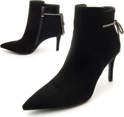 Image de Montevita Bottes à talon Lazont Noir