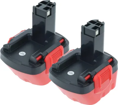 Produktbild von vhbw 2x Akku Ersatz für Bosch 2 607 335 273, 2 607 335 274, 2 607 335 261, 2 607 335 262, 2 60 7335 249 für Werkzeug (1500 mAh, NiMH, 12 V)