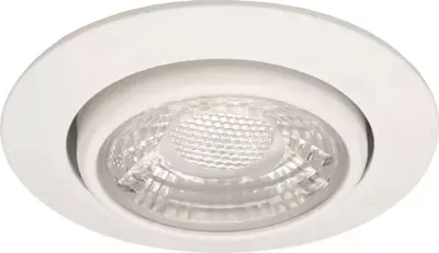 Produktbild von Malmbergs LED Einbauleuchte Downlight MD-13 Weiß IP44 5W 255lm Warmweiß 2700K schwenkbar dimmbar