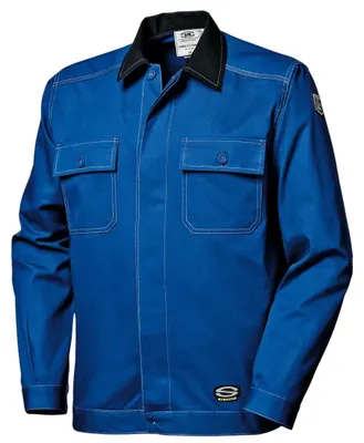 Produktbild von Sir Safety SYMBOL Arbeitsjacke aus 100% Massaua Baumwolle mit Dreifachnähten, XL, Königsblau