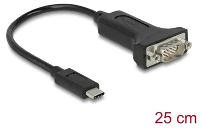 Immagine prodotto di Adattatore DELOCK da USB Tipo-C a 1 x seriale RS-232 D-Sub 9