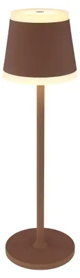 Produktbild von LED Tischleuchte, rost, Touchdimmer, Akku, USB, H 38,5 cm
