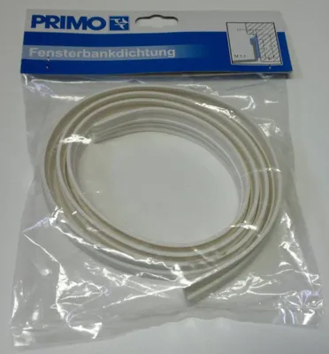 Produktbild von Primo Fensterbankdichtung weiß 1500 x 2,7 x 25,8 mm