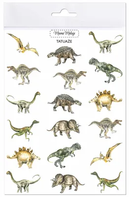 Obrázok produktu pre Umývateľné tetovanie dinosaurov