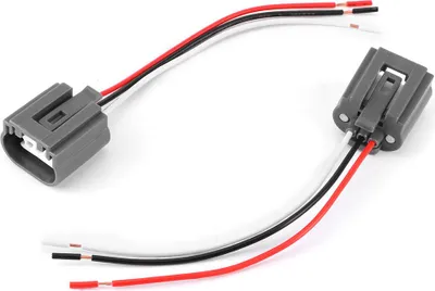 Obrázek produktu pro 2 kusy H13 9008 zásuvka kabelového svazku adaptér zástrčka pro světlo tepelně odolné keramické LED zástrčka