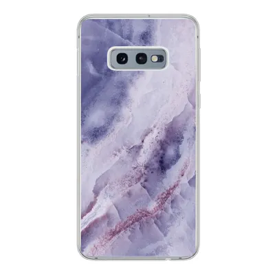 Produktbild von MuchoWow® Handyhülle Schutzhülle Hülle für Samsung Galaxy S10e Naturstein - Lila - Edelsteine und Mineralien Silikon Softcase Handy Hülle - Handy