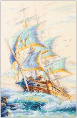Zdjęcie produktu dla Zestaw do haftu krzyżykowego Magic Needle Zweigart Edition "Wind of Luck", 27x40cm