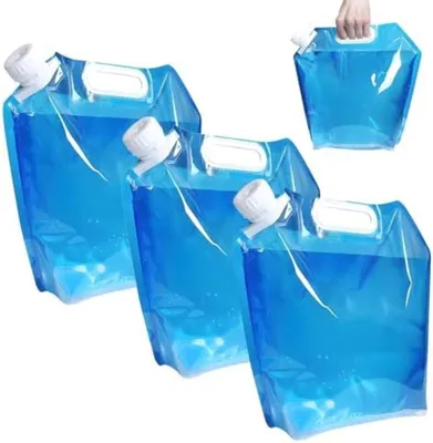 Productafbeelding van PromoHome® Opvouwbare waterreservoir, 3 stuks, 10 liter, lekvrij, vorstbestendig