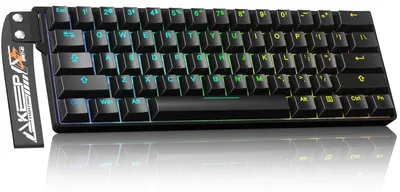 Immagine prodotto di Tastiera da gioco cablata da 60%, con trigger rapido a 8K Hz, retroilluminazione RGB e tasti magnetici
