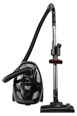 Image de Fakir TS 122 - Aspirateur avec sac, puissant, compact, petit et léger, pour sols durs et moquettes, filtre EPA, 700 watts, volume de poussière 2l