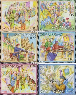 Produktbild von Briefmarken San Marino 2006 Mi 2264-2269 (kompl.Ausg.) postfrisch Armbrustschützenkorps