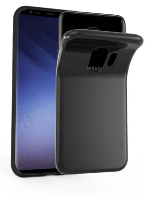 Produktbild von Cadorabo Hülle für Samsung Galaxy S9 Schutz Hülle in Schwarz Schutzhülle TPU Silikon Cover Etui Case
