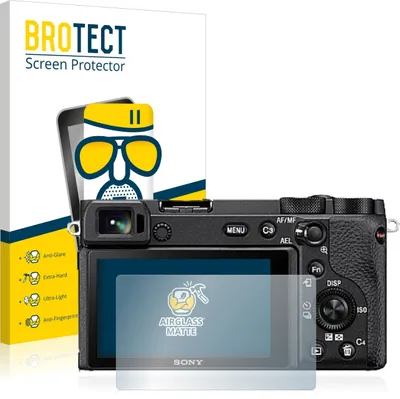 Produktbild von BROTECT Entspiegelungs Schutzglas für Sony Alpha 6600 Schutzfolie Panzer Folie Glas Display Schutz matt