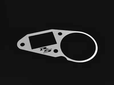 Produktbild von ZIEGER Tachoblende kompatibel mit Aprilia RS 125 Edelstahl silber Logo