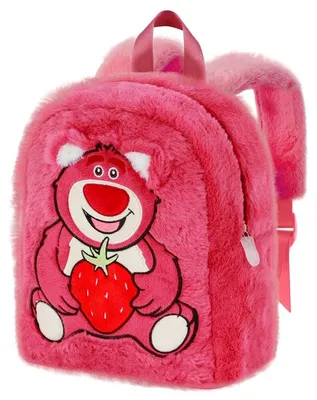 Productafbeelding van Rugzak voor kinderen, pluche, roze, 30 x 25 x 15 cm