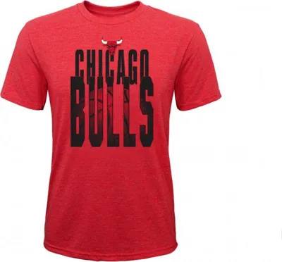 Zdjęcie produktu dla Outerstuff Solar Flair Koszulka z krótkim rękawem Tri-Blend NBA Junior, Chicago Bulls - NBA Rozmiar: S, 8 lat