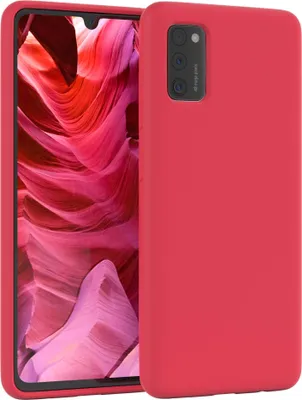 Produktbild von EAZY CASE Silikonhülle für Samsung Galaxy A41 Silikon Backcover Schutz in Lila