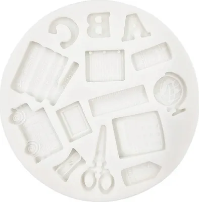 Image de PENTART SILIKONFORM Moule Moulage, ABC de l'école