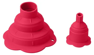 Image de Entonnoir pliant Kochblume 2 pcs. rouge