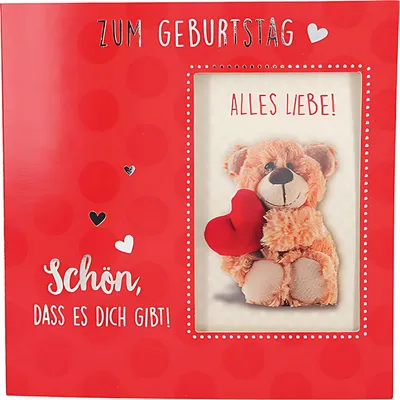 Produktbild von 3D Klappkarte Musik Motiv 34 - Zum Geburtstag alles Liebe! Schön, dass