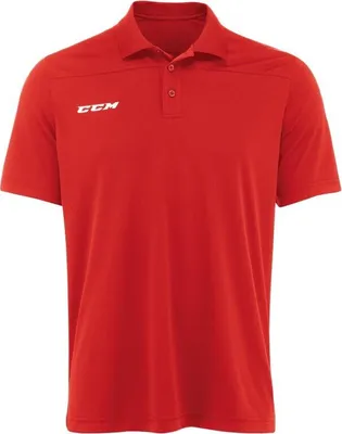 Produktbild von CCM Team Senior Sport-Polohemd in Rot, Größe XS