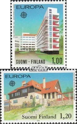 Produktbild von Briefmarken Finnland 1978 Mi 825-826 (kompl.Ausg.) gestempelt Baudenkmäler