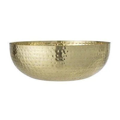 Produktbild von Bloomingville Schale METTEMARIE Gold 36 cm Deko Schüssel Metall Servierschale