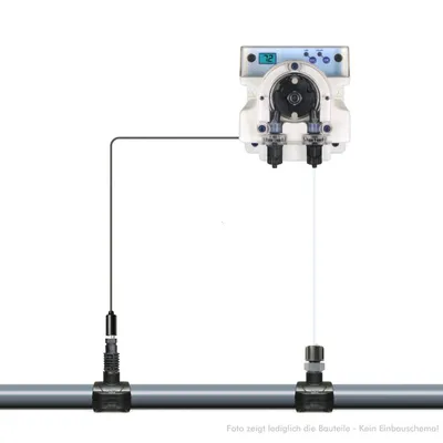 Produktbild von GT PoolNova PH - automatische Dosieranlage Mess- und Regelsystem mit 50 mm Anbohrschelle ohne Bypass inkl. Zubehör - NEU in 2026