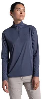 Produktbild von Craghoppers - Oberteil für Damen, mit halbem Reißverschluss, Nosilife CG2448 (38 DE) (Sorbet)