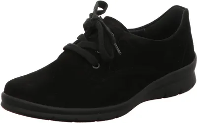 Produktbild von Semler Damen Schnürschuhe Sportlich Gummisohle schwarz