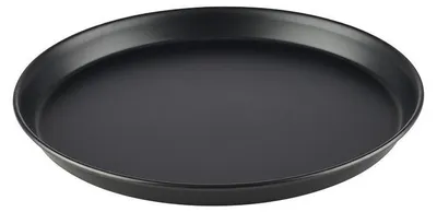Produktbild von APS 73507 Pizzablech, Blaublech (nicht beschichtet), Ø 28 cm (Boden 26 cm), Höhe 2,5 cm, hitzebeständig bis 360°C