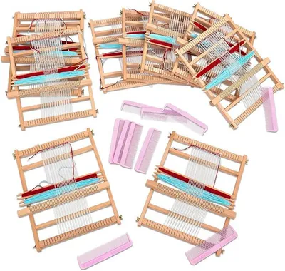 Imagen del producto de Kit de 10 marcos de madera para tela, de 30 x 40 cm