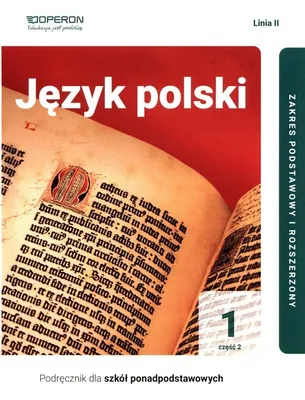 Image de Język polski 1 Część 2 Linia 2 Podręcznik Zakres podstawowy i rozszerzony