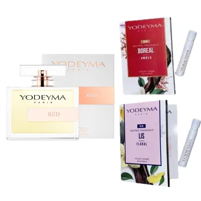 Zdjęcie produktu dla Yodeyma Red Woda Perfumowana Dla Kobiet 100ml + 2 Próbki