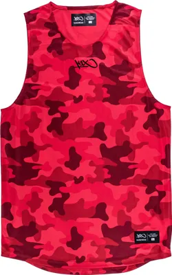 Produktbild von K1X Hardwood | Anti Gravity | Basketball Trikot, Farbe:rot camouflage, Kleidergröße:XL
