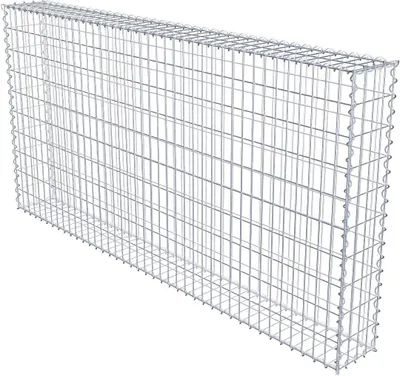 Obrázek produktu pro Gabion 200 cm x 100 cm x 20 cm (D x V x H), velikost ok 5 cm x 10 cm, spirála