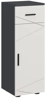 Produktbild von kleankin Badezimmerschrank Beistellschrank mit Schublade, Verstellbar Ablagen