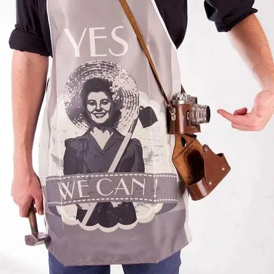 Immagine prodotto di Gadget Factory Grembiule da cucina retrò - Yes We Can (EN)