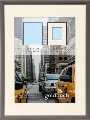 Produktbild von Goldbuch Puro Kunststoffrahmen 18 x 24 cm, grau