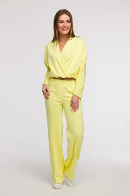 Zdjęcie produktu dla BeWear Damskie spodnie dresowe Aperamo B296 lemon L