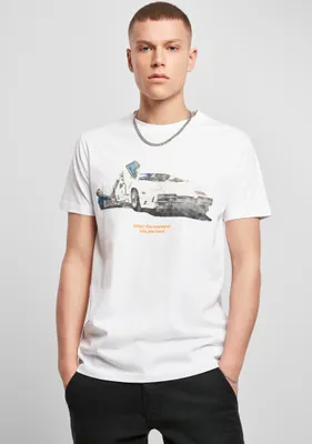 Image de Mister Tee T-Shirt Weekend Wolf Tee White-M
