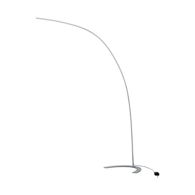 Produktbild von Lindby LED-Stehleuchte Danua, silber, Metall, Höhe 200cm