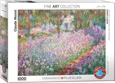 Image de puzzle 1000 pièces Claude Monet Jardin près de Giverny