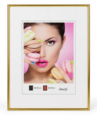 Produktbild von 2er 3er 5er Pack Photo Style Set Bilderrahmen Wanddeko Collage Poster Kunststoff Rahmen - Farbe: Gold | Format: 30x40 | Pack: 5