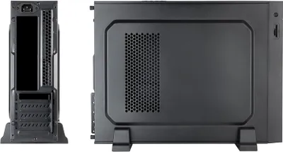 Obrázok produktu pre TooQ TQC-3008U3C, Micro Tower, PC, Čierna, micro ATX, Mini-ITX, Oceľ, 7,5 cm